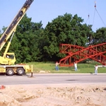 Second half of archway framework